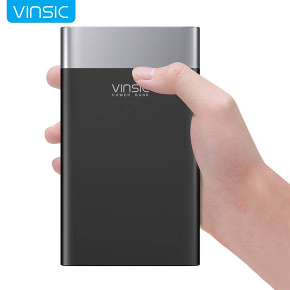 Vinsic QC3.0 Quick Charge 20000mAh Power Bank 2.4A Dual Output External Battery Charger With Type C Port  for Samsung and iPhone