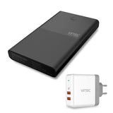 Vinsic 28000mAh Power Bank 18650 with QC 3.0 2.4A Dual USB Dual Way Quick Charger for iPhone X iPhone 8 8 Plus Xiaomi Samsung S7