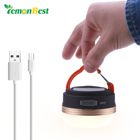 3W Portable LED USB Power Bank Rechargeable 1800mAh Outdoor Light Lantern Tent Lamp 3 Mode Emergency For Camping Indoor Outdoor