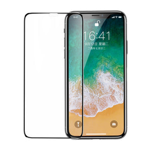 Baseus 0.3mm Screen Protector Tempered Glass For iPhone X 10 Soft Edge 3D Full Cover Protection Toughened Glass Film For iPhoneX