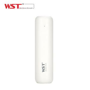 WST 3000mAh Mini Mobile Power Bank Black White USB Port Light External Battery Pack LED Digital Phone Battery Charger Powerbank