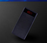WOPOW 30000mAh Portable Fast Charge Mobile power bank 2 USB ports Output Lithium Polymer Batteries Digital Display powerbank