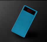 WOPOW 30000mAh Portable Fast Charge Mobile power bank 2 USB ports Output Lithium Polymer Batteries Digital Display powerbank