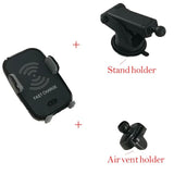 Fast Wireless Car Charger For iPhone X 8 8 Plus Samsung S8 Huawei xiaomi automatically open when put the phone near the charger
