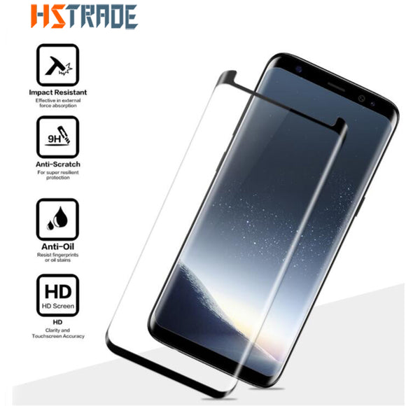 For Samsung S9 S8 Screen Protector 3D Curved Not Full Cover Ultr Glass Film For Samsung Galaxy S8 S9 Plus Tempered Glass