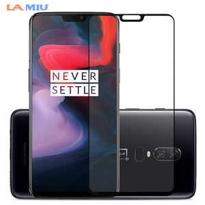 LA MIU 2.5D Tempered Glass For Oneplus 6 Full Cover 9H Protective film Explosion-proof Screen Protector For Oneplus 6 Oneplus6